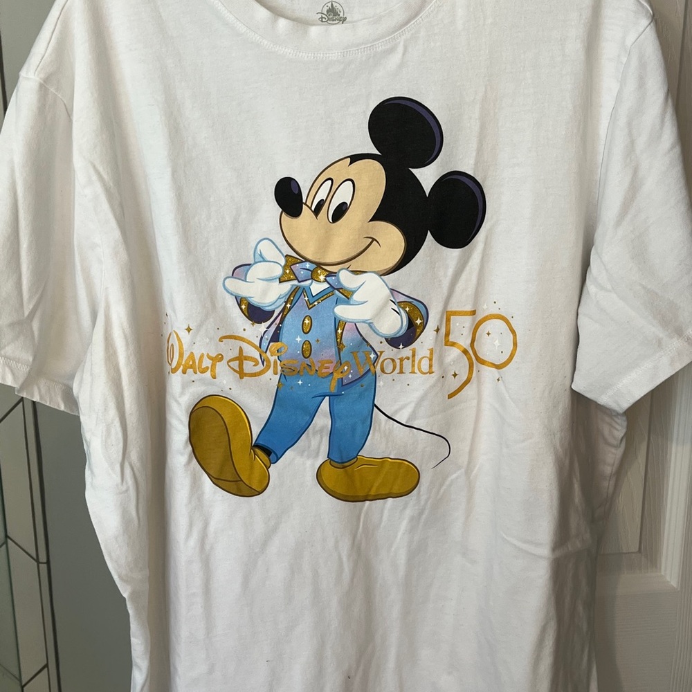 Disney Castle Logo White T-Shirt